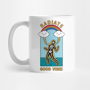 Good Vibes Skeleton Mug